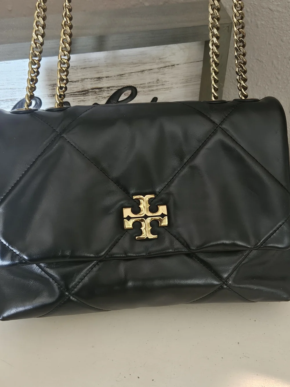 Tory Burch Kira Diamond Quilt Large Shoulder Bag